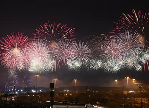 咸宁焰火晚会